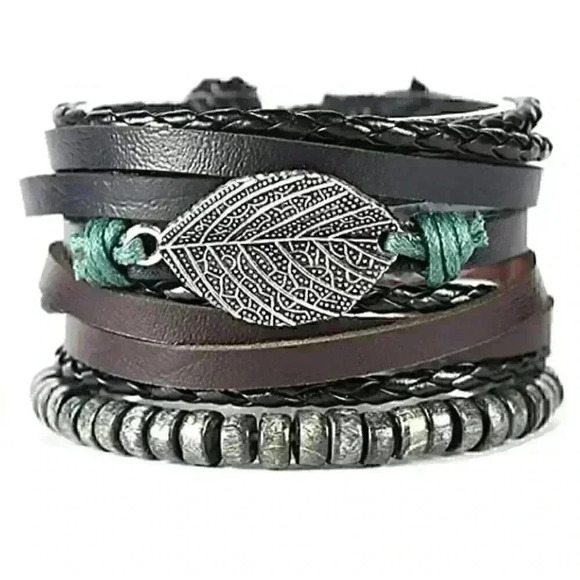 Jewelry - Braided Leather Bracelets for Men /Women